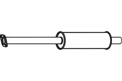 Средний глушитель выхлопных газов FENNO купить