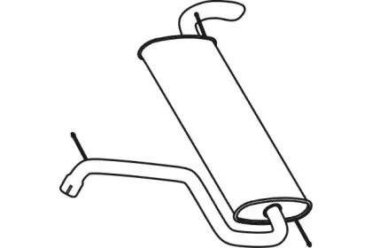 Глушитель выхлопных газов конечный FENNO купить