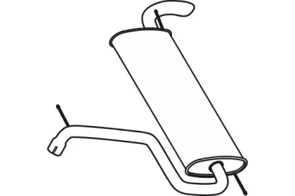 Глушитель выхлопных газов конечный FENNO купить