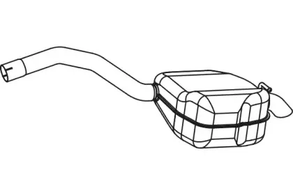 Глушитель выхлопных газов конечный FENNO купить