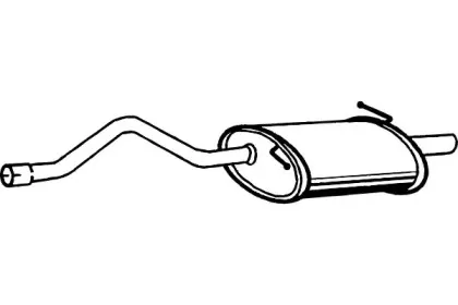 Глушитель выхлопных газов конечный FENNO купить