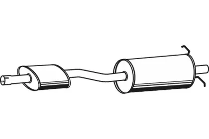 Средний глушитель выхлопных газов FENNO купить
