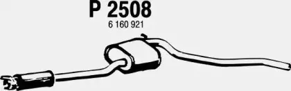 Средний глушитель выхлопных газов FENNO купить