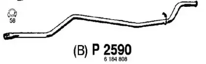 Труба выхлопного газа FENNO купить