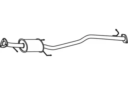 Средний глушитель выхлопных газов FENNO купить