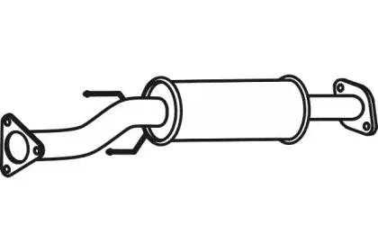 Средний глушитель выхлопных газов FENNO купить