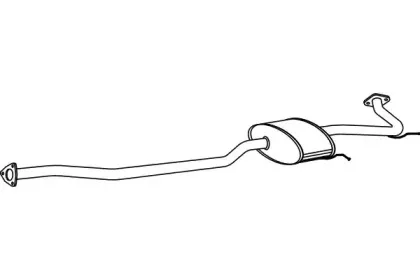 Средний глушитель выхлопных газов FENNO купить