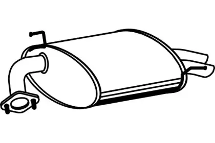 Глушитель выхлопных газов конечный FENNO купить