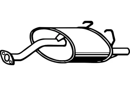 Глушитель выхлопных газов конечный FENNO купить