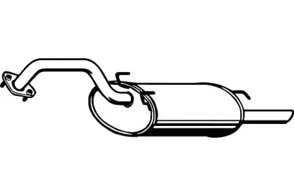 Глушитель выхлопных газов конечный FENNO купить