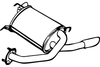 Глушитель выхлопных газов конечный FENNO купить