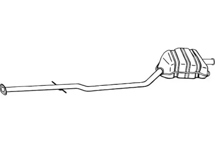 Глушитель выхлопных газов конечный FENNO купить