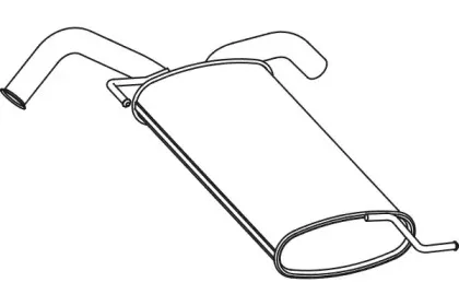 Глушитель выхлопных газов конечный FENNO купить