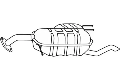 Глушитель выхлопных газов конечный FENNO купить