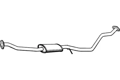 Средний глушитель выхлопных газов FENNO купить