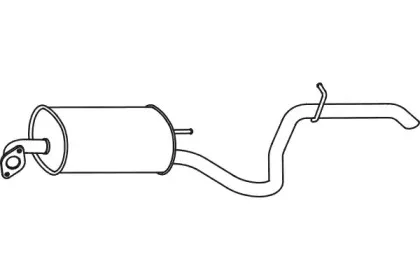 Глушитель выхлопных газов конечный FENNO купить