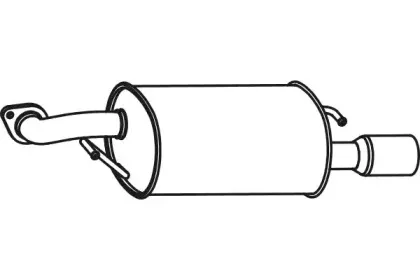 Глушитель выхлопных газов конечный FENNO купить