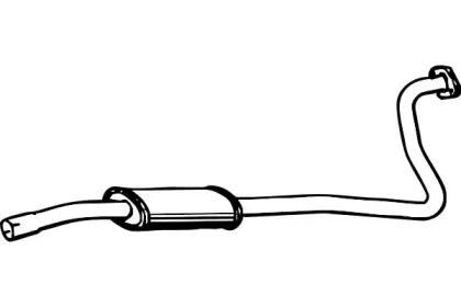 Средний глушитель выхлопных газов FENNO купить