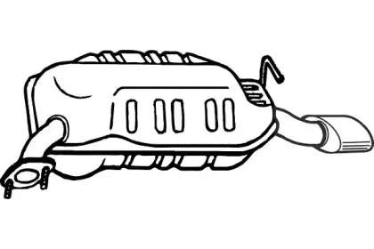 Глушитель выхлопных газов конечный FENNO купить