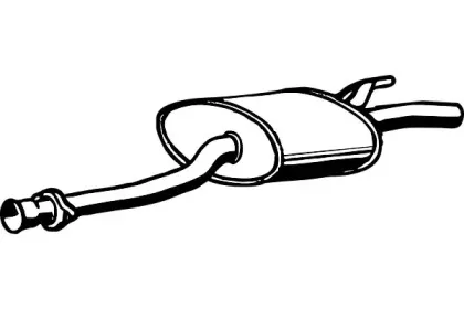 Средний глушитель выхлопных газов FENNO купить