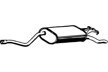 Глушитель выхлопных газов конечный FENNO купить