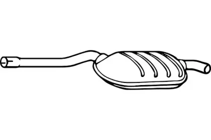Средний глушитель выхлопных газов FENNO купить