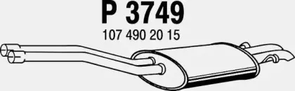 Глушитель выхлопных газов конечный FENNO купить