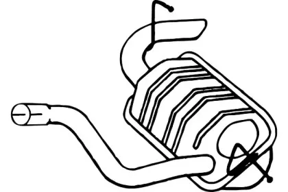 Глушитель выхлопных газов конечный FENNO купить