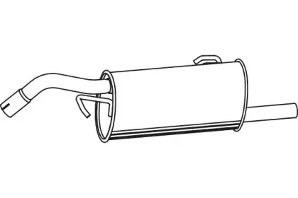 Глушитель выхлопных газов конечный FENNO купить