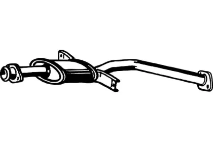 Средний глушитель выхлопных газов FENNO купить