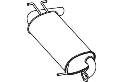 Глушитель выхлопных газов конечный FENNO купить