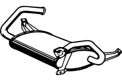 Глушитель выхлопных газов конечный FENNO купить