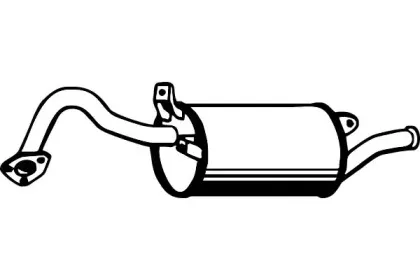 Глушитель выхлопных газов конечный FENNO купить