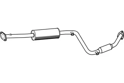 Средний глушитель выхлопных газов FENNO купить