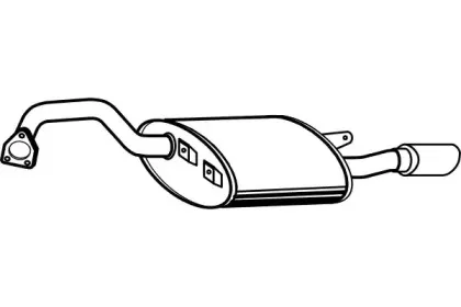 Глушитель выхлопных газов конечный FENNO купить