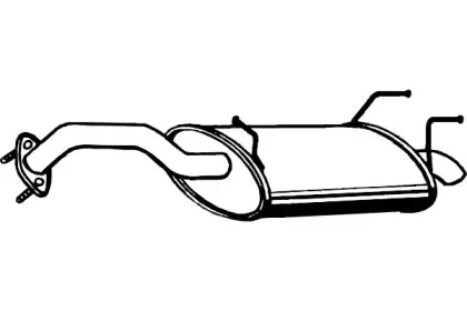 Глушитель выхлопных газов конечный FENNO купить