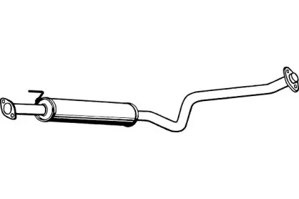 Средний глушитель выхлопных газов FENNO купить