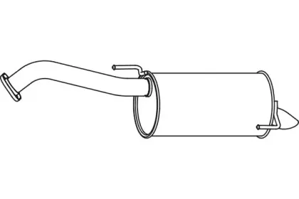 Глушитель выхлопных газов конечный FENNO купить