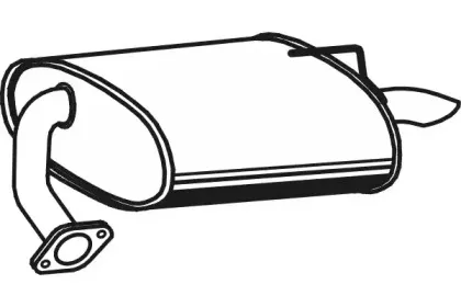 Глушитель выхлопных газов конечный FENNO купить