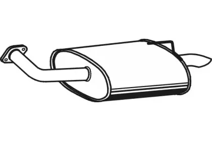 Глушитель выхлопных газов конечный FENNO купить