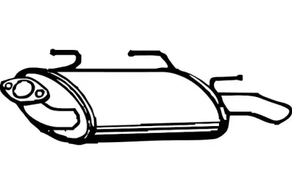 Глушитель выхлопных газов конечный FENNO купить