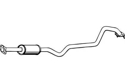 Средний глушитель выхлопных газов FENNO купить