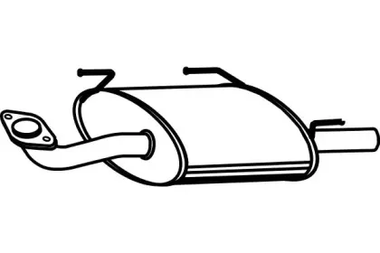 Глушитель выхлопных газов конечный FENNO купить