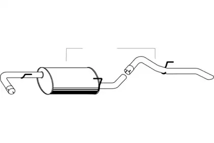 Глушитель выхлопных газов конечный FENNO купить
