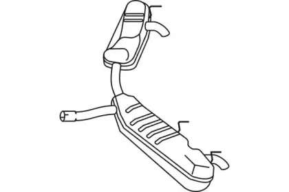 Глушитель выхлопных газов конечный FENNO купить