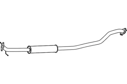 Средний глушитель выхлопных газов FENNO купить