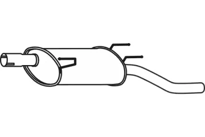 Глушитель выхлопных газов конечный FENNO купить