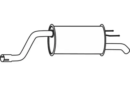 Глушитель выхлопных газов конечный FENNO купить