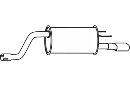 Глушитель выхлопных газов конечный FENNO купить
