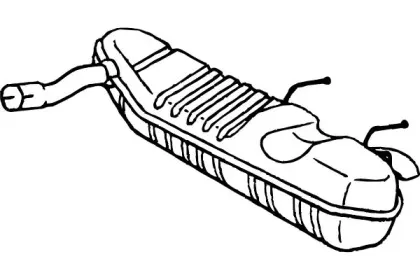 Глушитель выхлопных газов конечный FENNO купить
